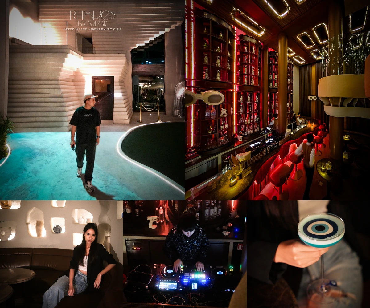 ภาพรีวิว Rhodes Bangkok — บาร์ใน Yard 49 ที่นำบรรยากาศเกาะกรีกมาสู่สุขุมวิท