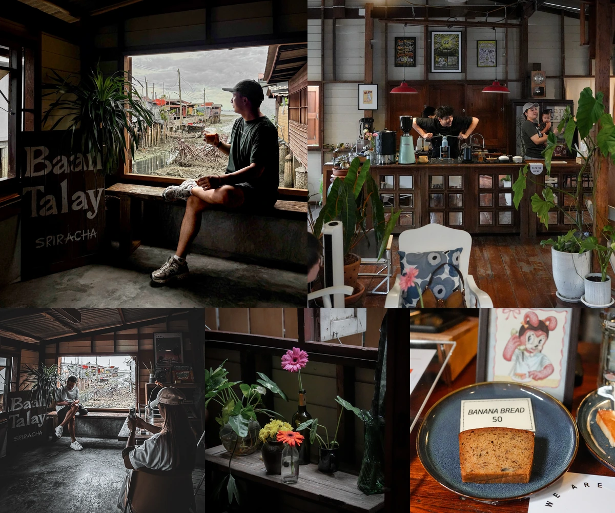 ภาพรีวิว บ้านทะเล • ศรีราชา — สโลว์บาร์ในบ้านไม้ริมทะเลศรีราชา