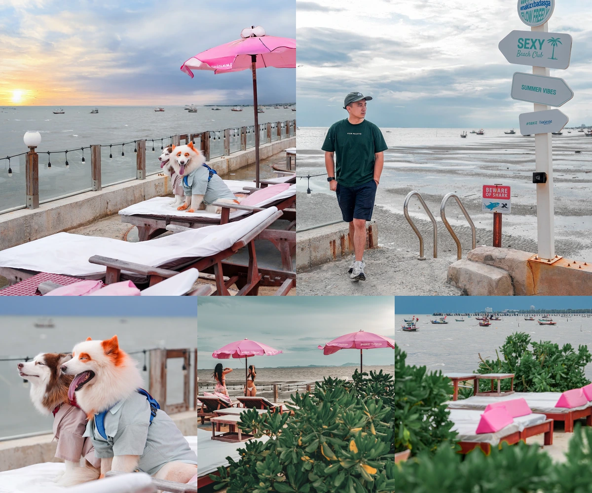 ภาพรีวิว Badasga Beach Club — คาเฟ่ ร้านอาหาร และบีชคลับริมทะเลบางแสน