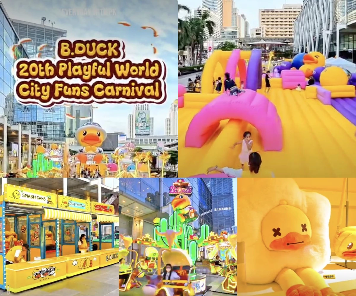 ภาพรีวิว B.Duck 20th Playful World • City Funs Carnival — คาร์นิวัลฉลอง 20 ปี B.Duck พร้อมเครื่องเล่นและป๊อปอัพสโตร์