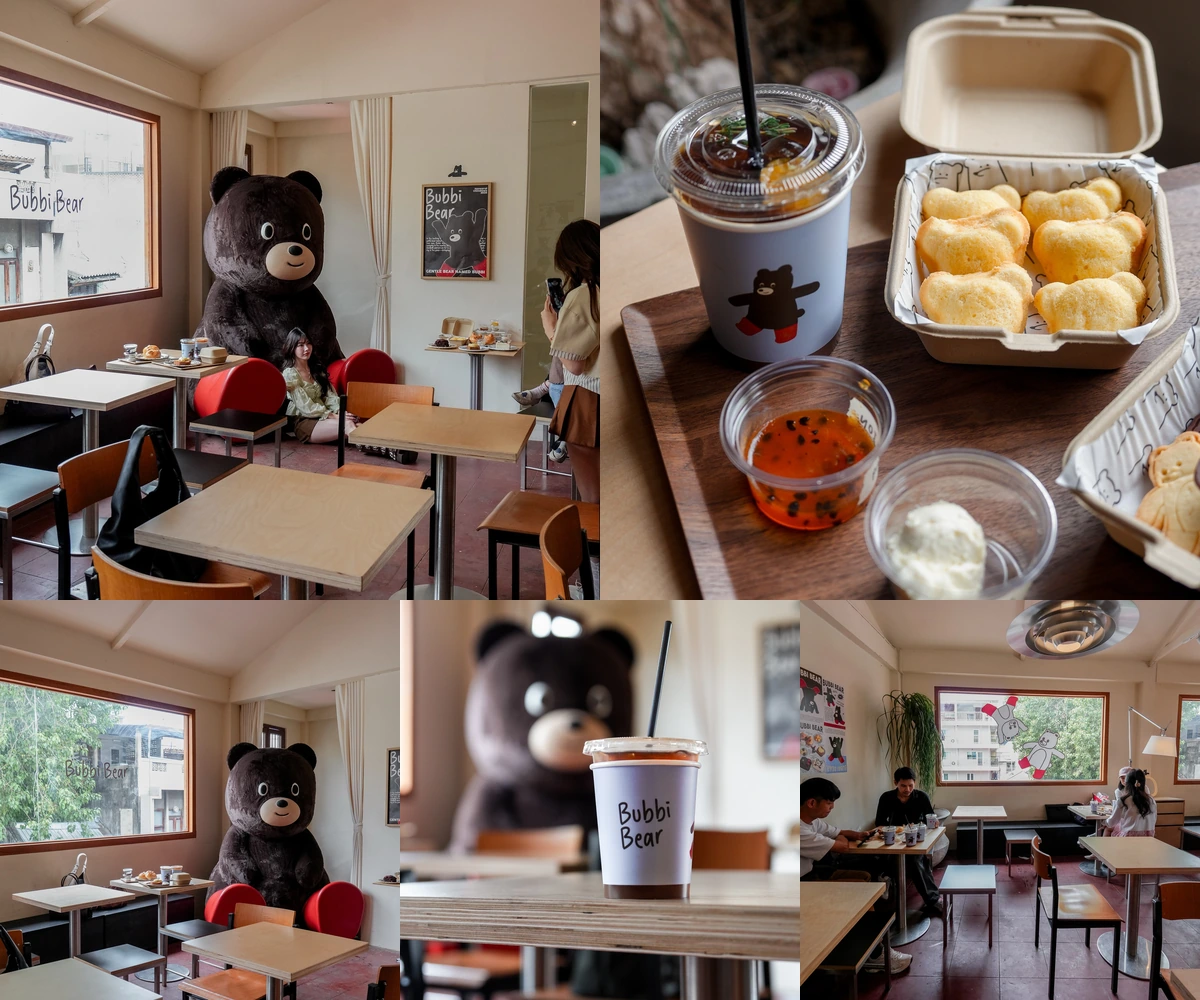 ภาพรีวิว Bubbi Bear • เยาวราช — ป๊อปอัพคาเฟ่น้องหมีบนถนนพาดสาย