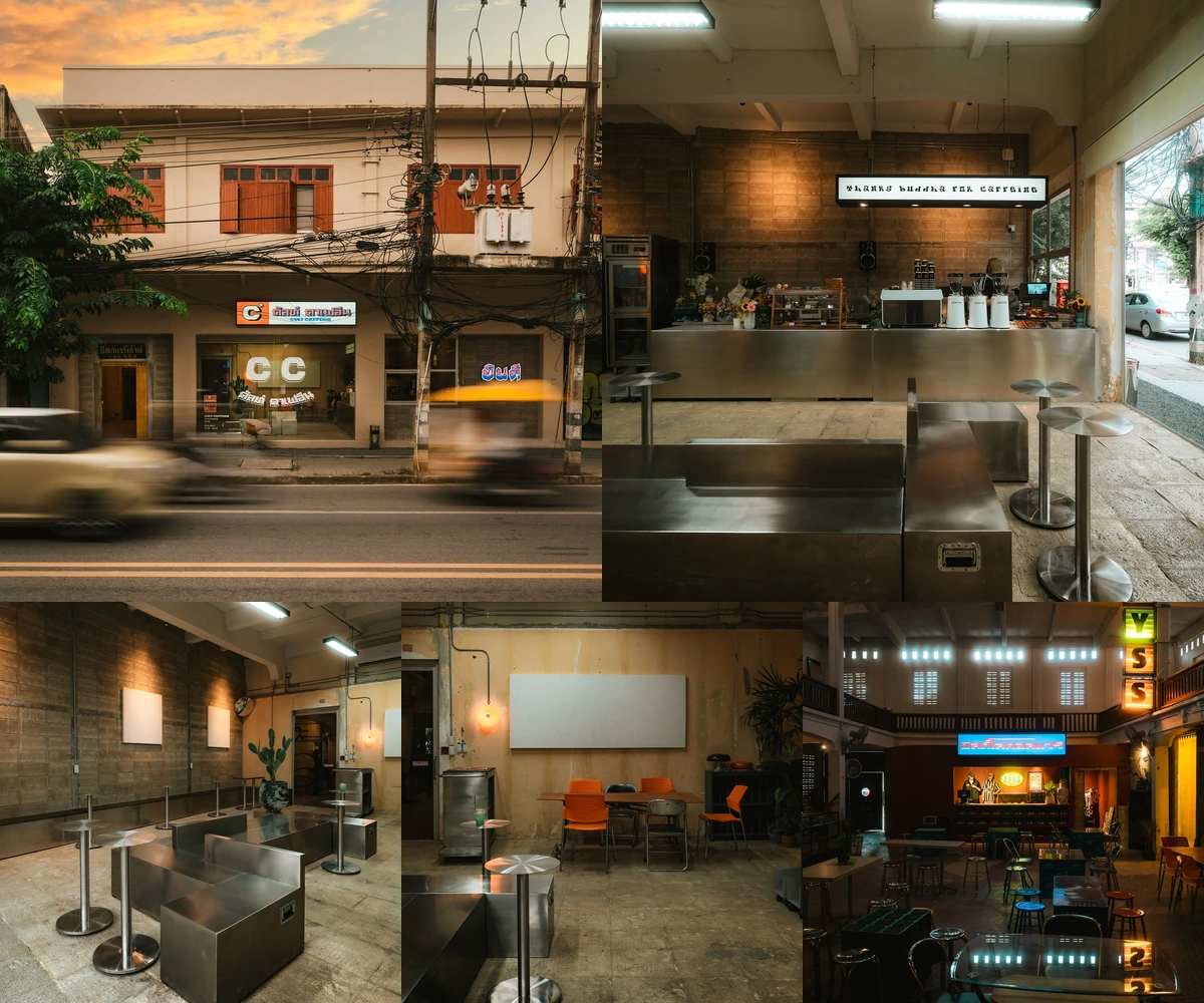 ภาพรีวิว Cult Caffeine — คาเฟ่และบาร์ในตึกเก่าย่านสันป่าข่อย