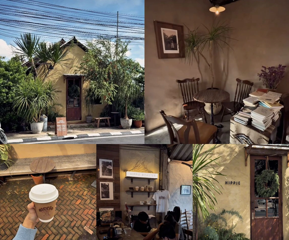 ภาพรีวิว Hippie Roaster — คาเฟ่ในบ้านโทนอุ่นที่วารินชำราบ