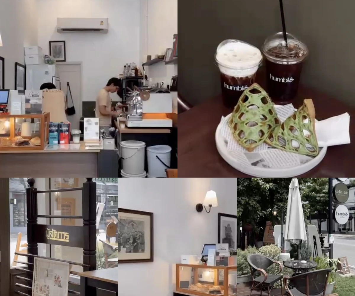 ภาพรีวิว Humble Coffee • ศรีนครินทร์ — คาเฟ่หลังพาราไดซ์พาร์คสำหรับกาแฟและวาฟเฟิล
