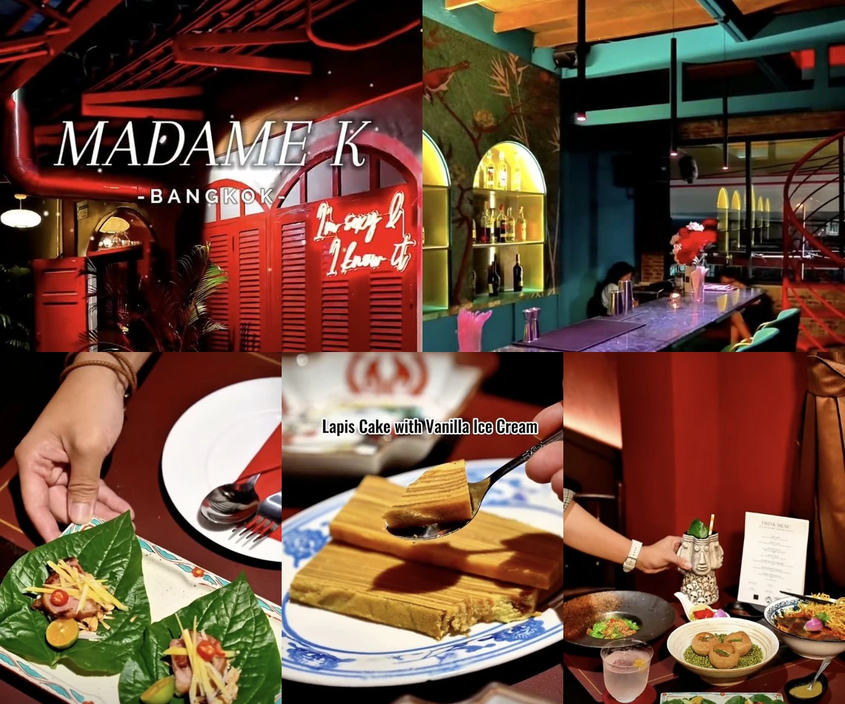 ภาพรีวิว Madame K Bangkok — ร้านอาหารไทยและบาร์ในซอยรามไมตรี