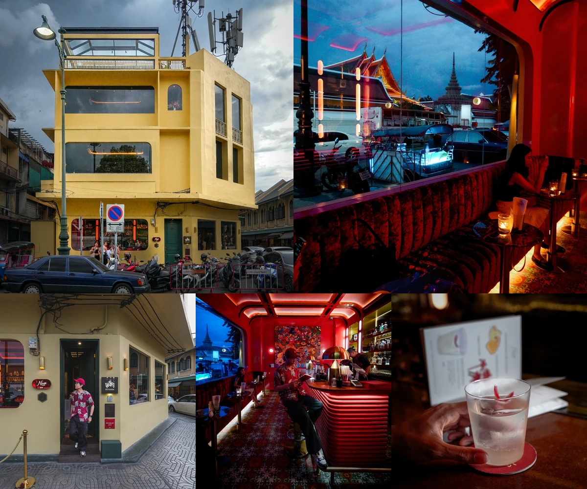 ภาพรีวิว Nuss Bar — ค็อกเทลบาร์โทนแดงในย่านท่าเตียน