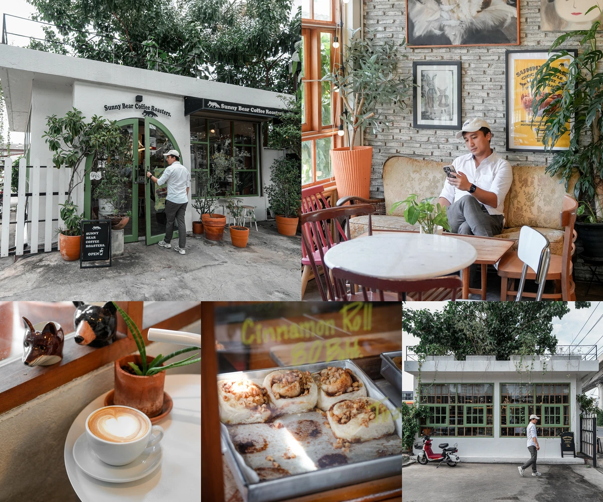 ภาพรีวิว Sunny Bear Coffee Roasters — กาแฟสเปเชียลตี้และขนมปังโฮมเมดริมถนนพหลโยธิน