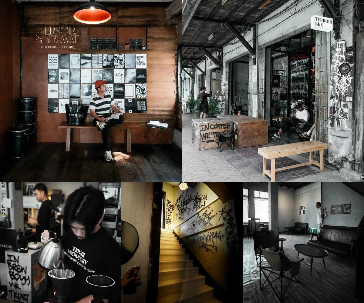 ภาพรีวิว Terroir.BKK • ทรงวาด — สเปเชียลตี้คอฟฟี่และพื้นที่นั่งชั้นสองในตึกแถวเก่า