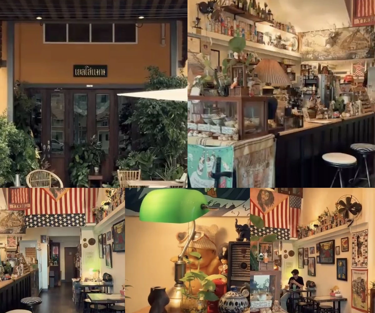 ภาพรีวิว Yellowman • อยุธยา — คาเฟ่บรรยากาศวินเทจที่เต็มไปด้วยภาพและของสะสม