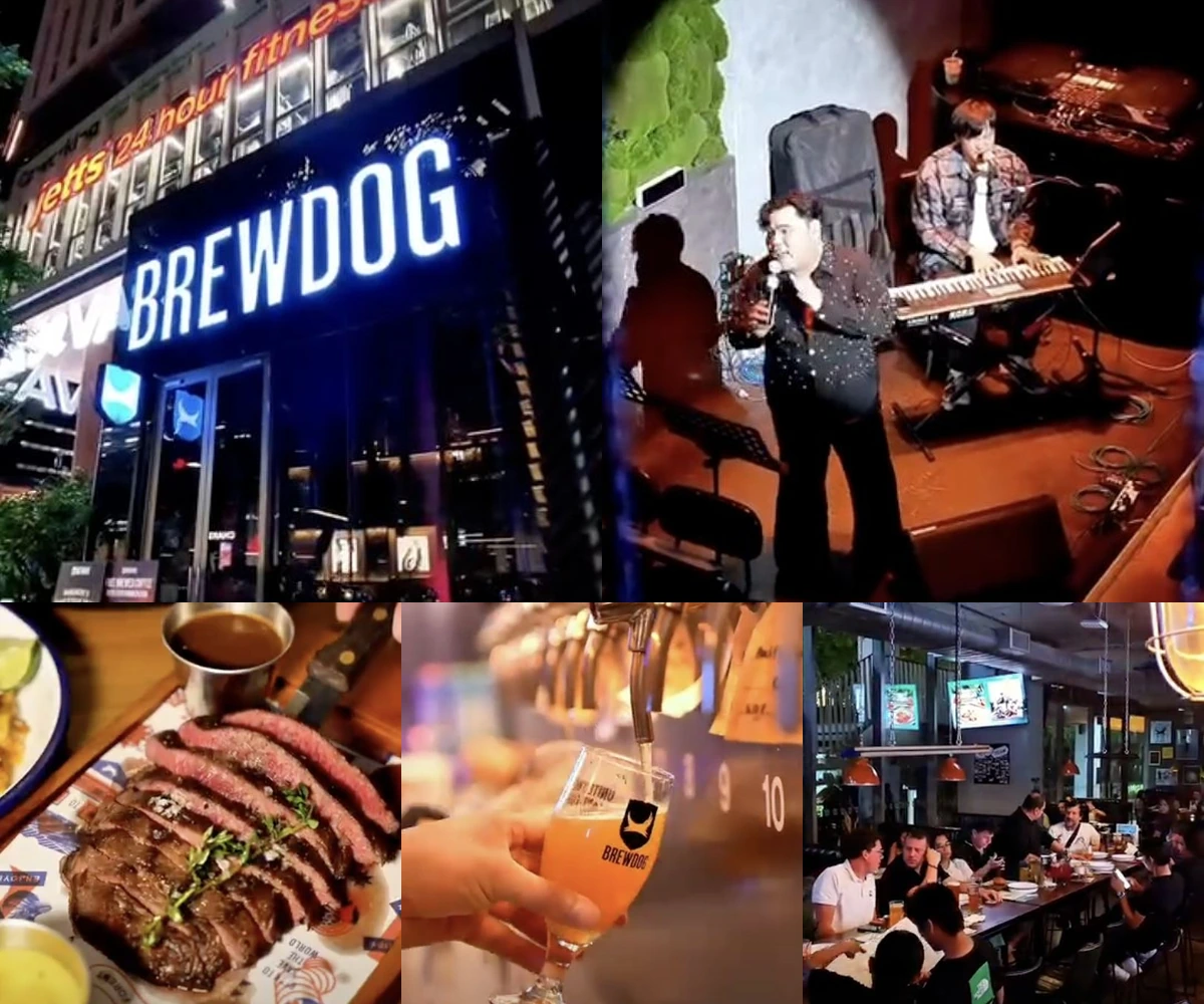 ภาพรีวิว BrewDog • Jazz Night เพลินจิต — บาร์และร้านอาหารกับคืนแจ๊สในอาคาร Canvas