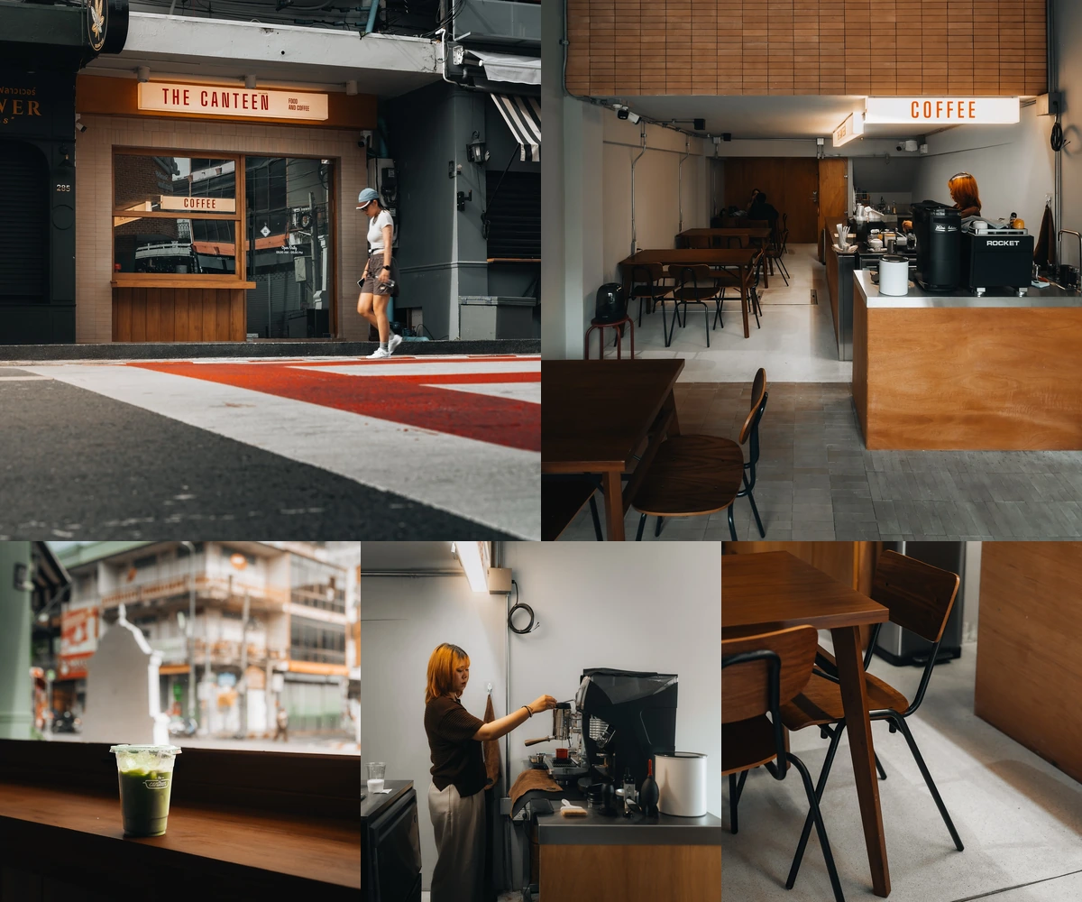 ภาพรีวิว The Canteen • ท่าแพ — คาเฟ่สเปเชียลตีและมัทฉะในพื้นที่เรียบง่ายริมถนนท่าแพ