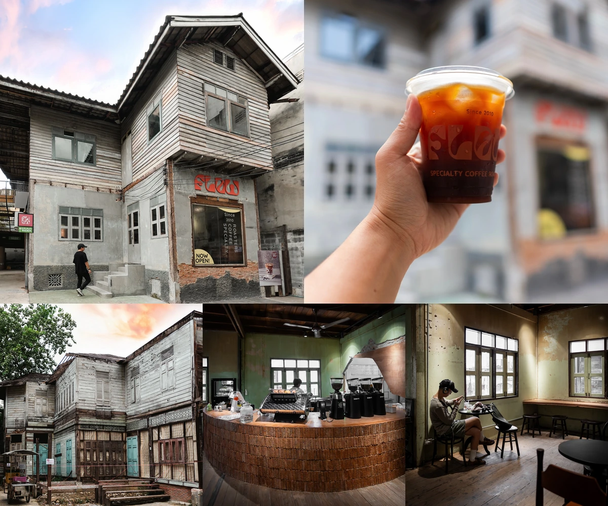 ภาพรีวิว Flow Coffee Roasters • สุรวงศ์ — กาแฟในบ้านไม้เก่าที่เข้าจากซอยนเรศ