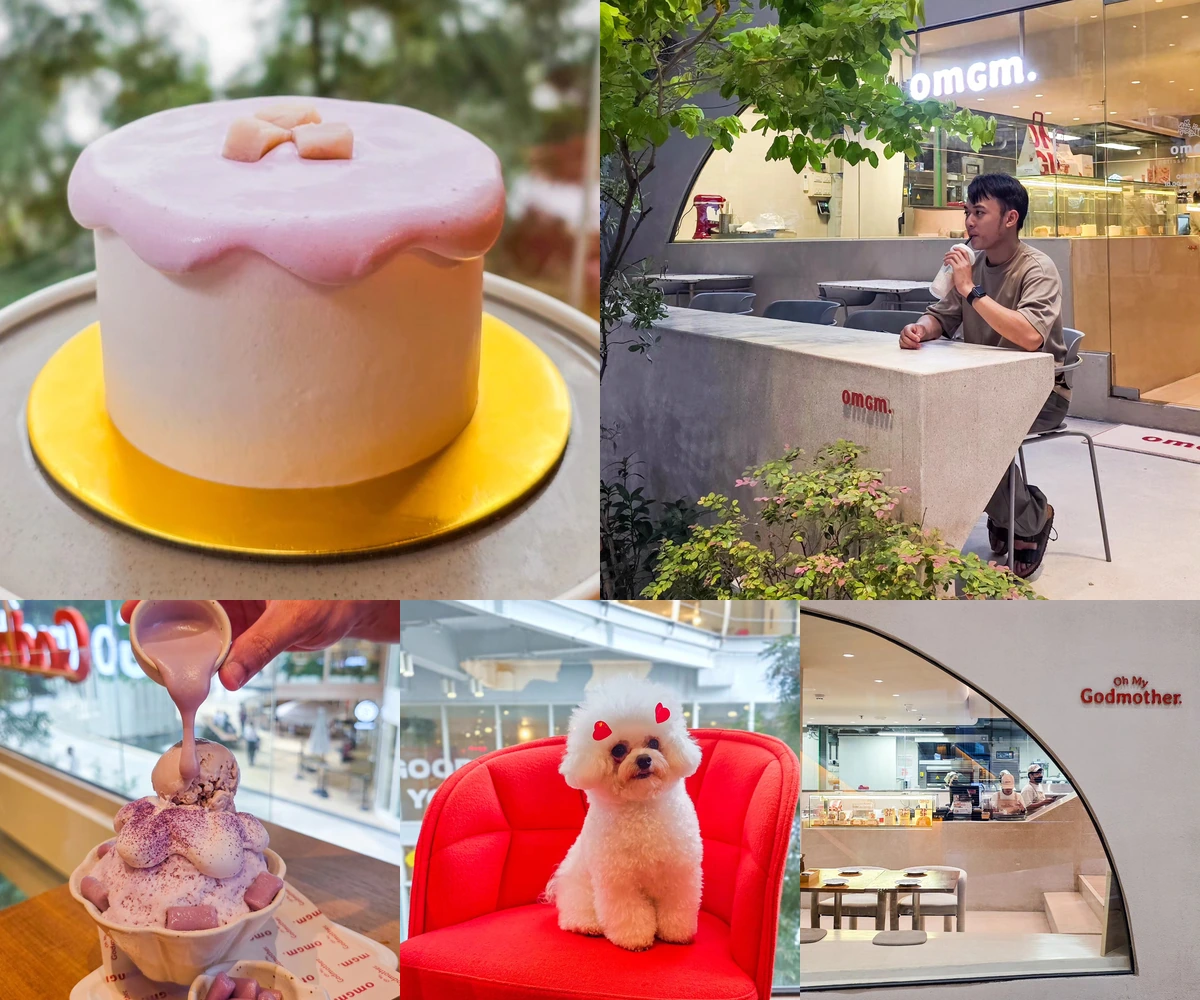 ภาพรีวิว Oh My Godmother • Taro Temptation — บิงซู เค้กชิฟฟอน และชานมเผือกที่ Marché Thonglor
