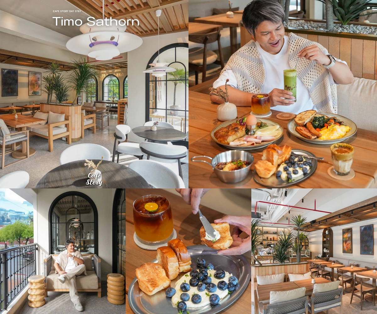 ภาพรีวิว Timo Sathorn — คาเฟ่และบรันช์ในอาคารปัญจภูมิ