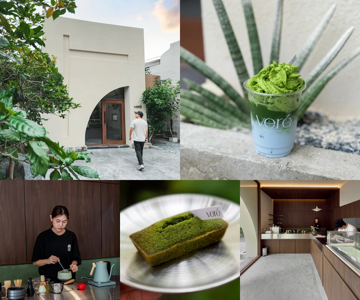 ภาพรีวิว Veré • เอกมัย 28 — คาเฟ่มัทฉะโทนครีมในสวนของ Wabi’s Home
