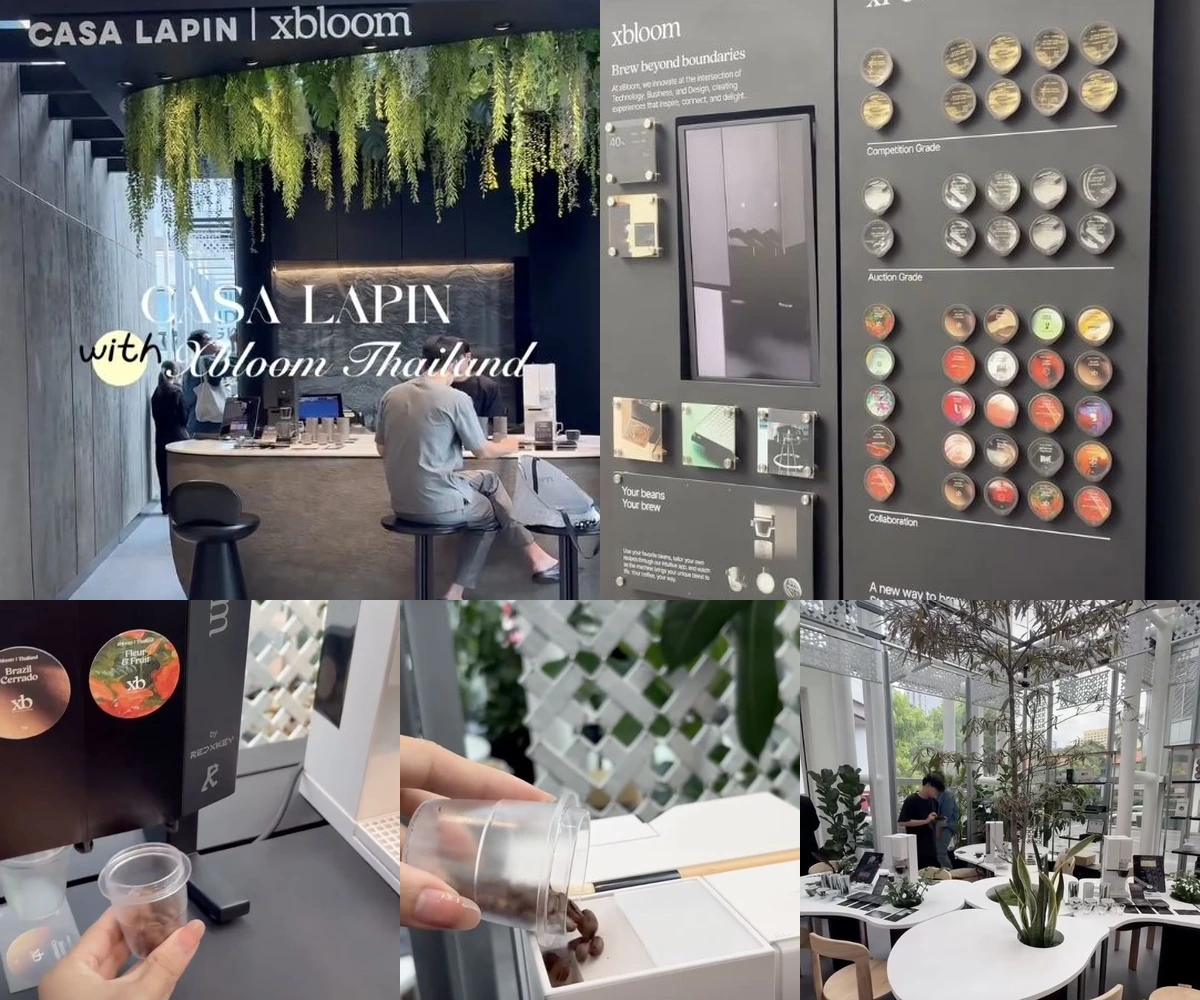 ภาพรีวิว CASA LAPIN with xBloom Thailand — พื้นที่ทดลองเครื่องชงกาแฟที่เซ็นทรัลเวิลด์