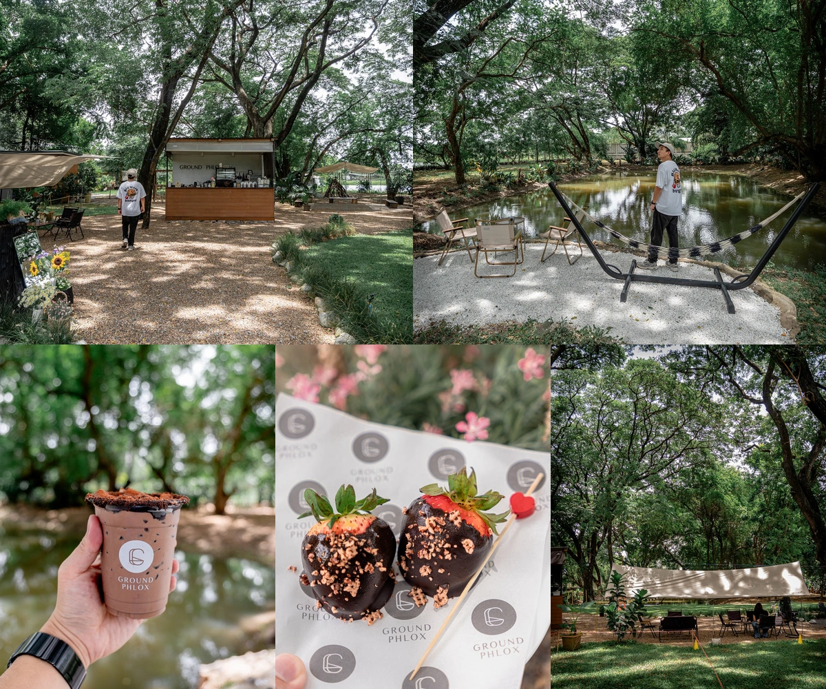 ภาพรีวิว Ground Phlox Cafe — คาเฟ่ช็อกโกแลตสไตล์แคมป์ปิ้งในประเวศ