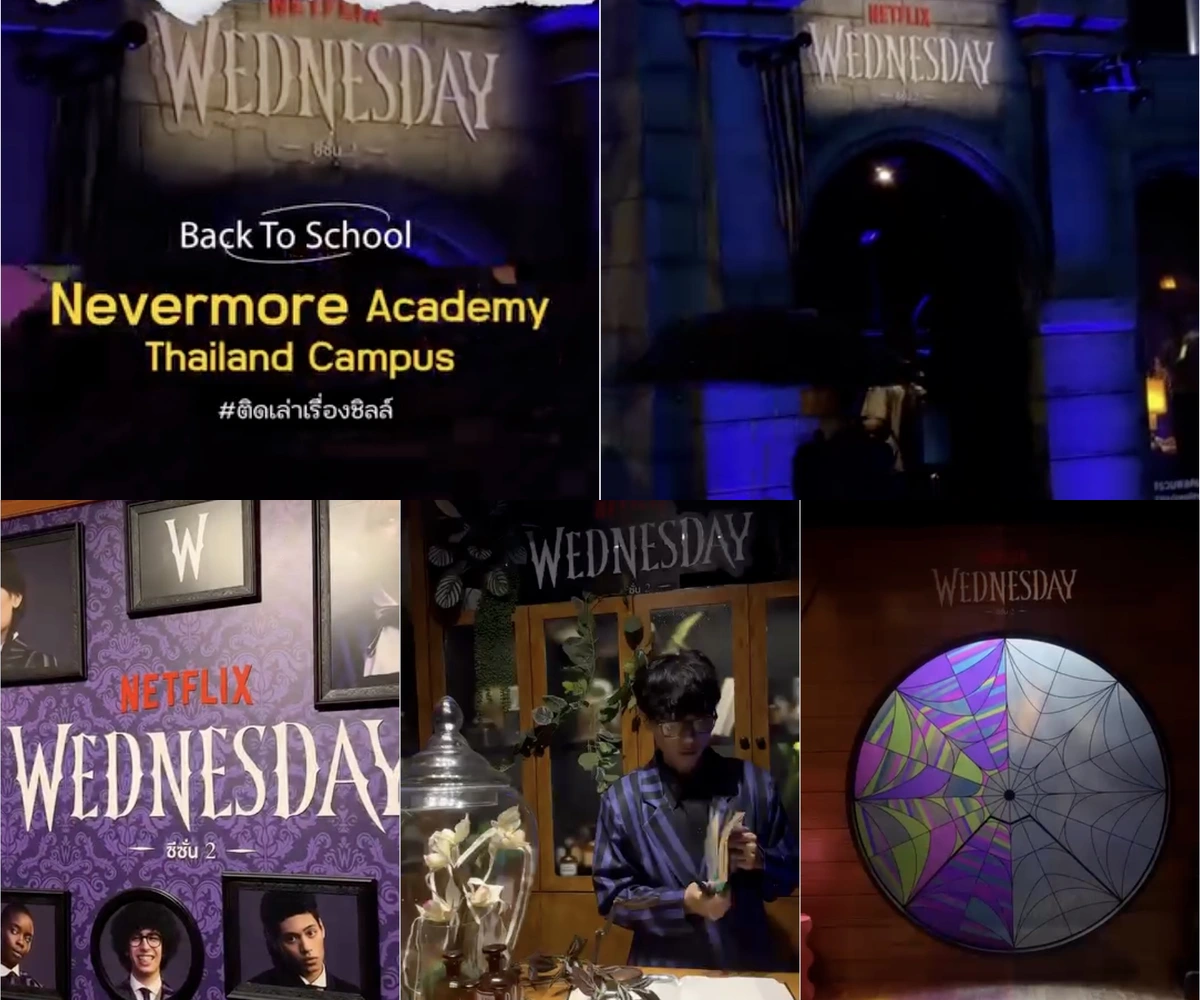 ภาพรีวิว Nevermore Academy Thailand Campus — อีเวนท์จากซีรีส์ Wednesday ที่ Parc Paragon