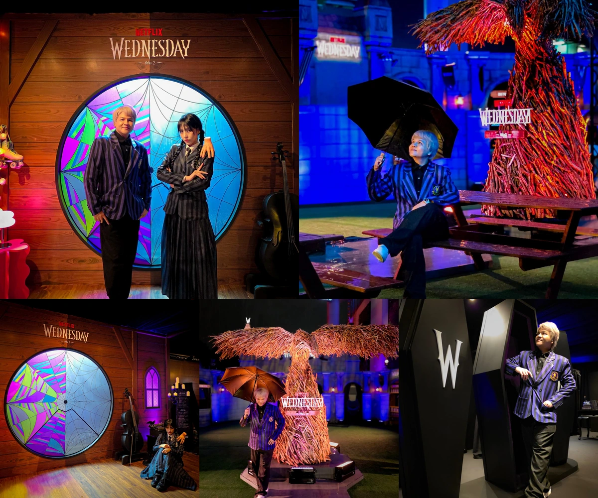 ภาพรีวิว Nevermore Academy Thailand Campus — อีเวนท์จากซีรีส์ Wednesday ที่เนรมิตโรงเรียน Nevermore กลางสยาม