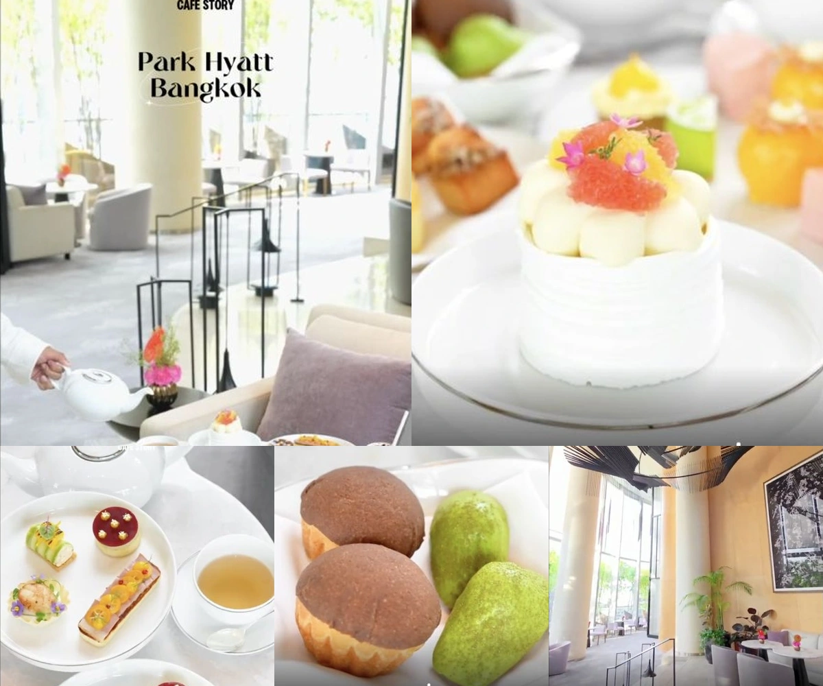 ภาพรีวิว Living Room • Park Hyatt Bangkok — ชายามบ่าย The Essence of Citrus และขนมจากผลไม้ตระกูลซิตรัส