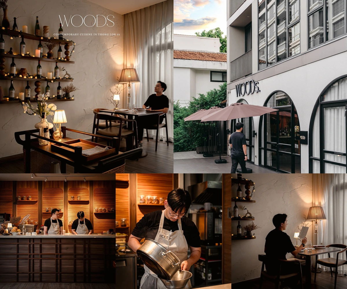 ภาพรีวิว WOODs. • ทองหล่อ 25 — อาหาร Casual Fine Dining ในบรรยากาศอบอุ่น