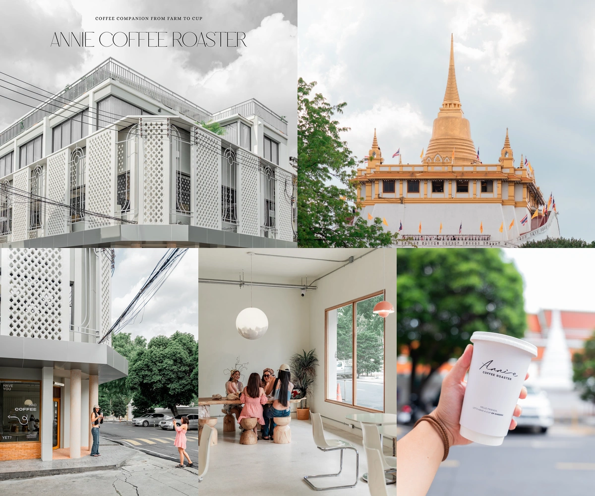ภาพรีวิว Annie Coffee Roaster • บ้านบาตร — โรงคั่วจากแพร่กับแฟล็กชิปสโตร์ใกล้ภูเขาทอง