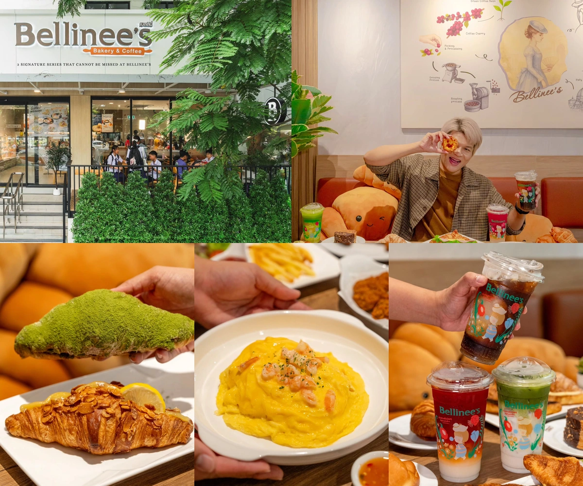 ภาพรีวิว Bellinee’s Bakery & Coffee • KU Teen — เบเกอรี่เฮาส์พร้อมเมนูอาหารในมหาวิทยาลัยเกษตรศาสตร์