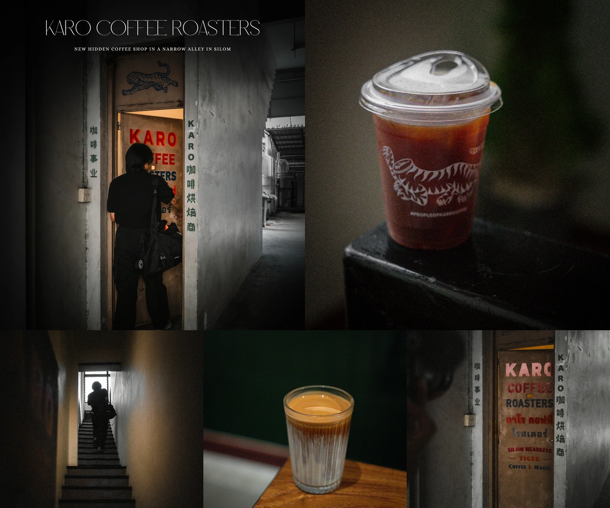 ภาพรีวิว Karo Coffee Roasters • สีลม — ร้านกาแฟในอาคารขนาดเล็กบนถนนสุรศักดิ์