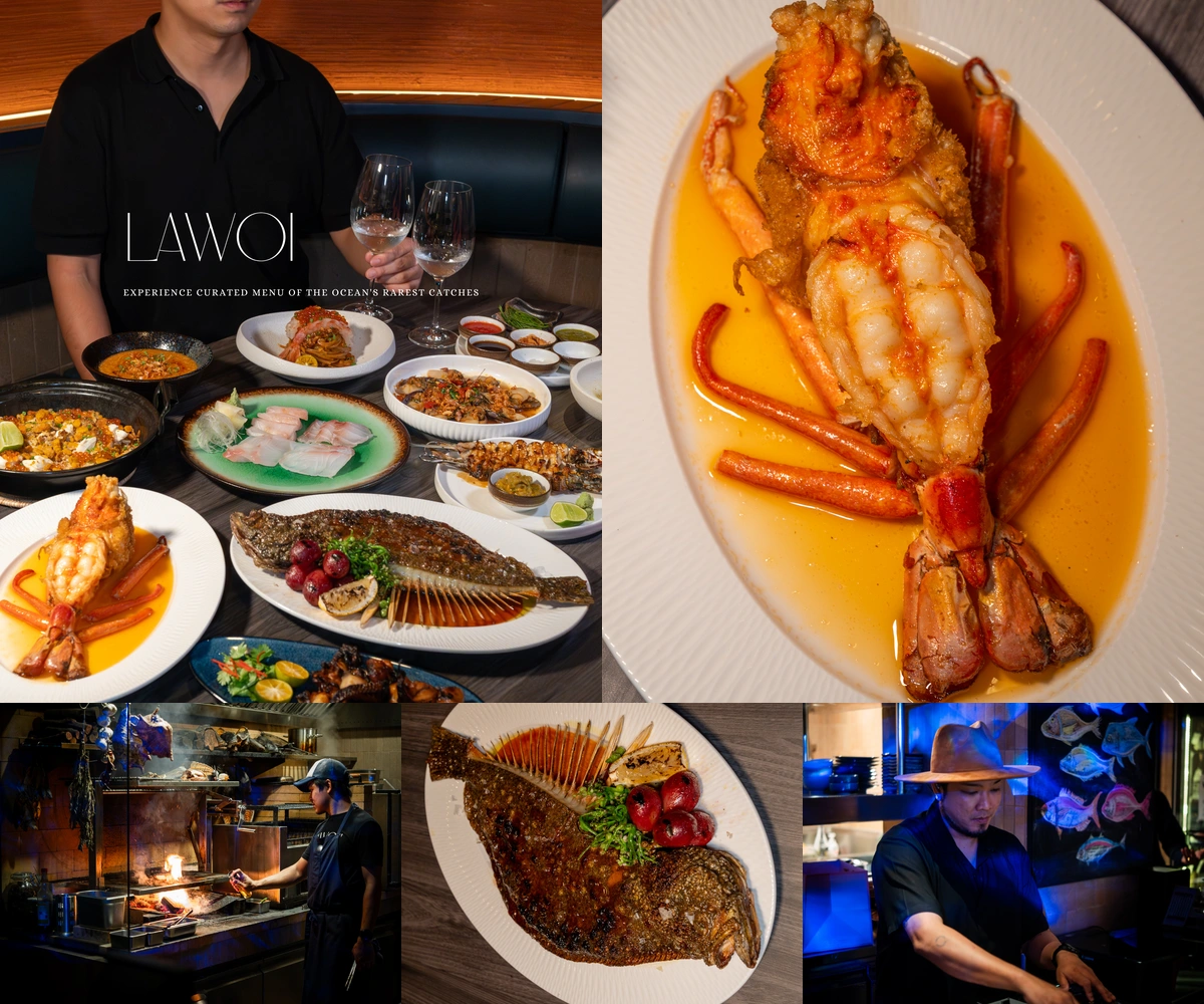 ภาพรีวิว LAWOI’ • หลังสวน — ร้านซีฟู้ดร่วมสมัยและสาเกที่ Velaa Sindhorn Village