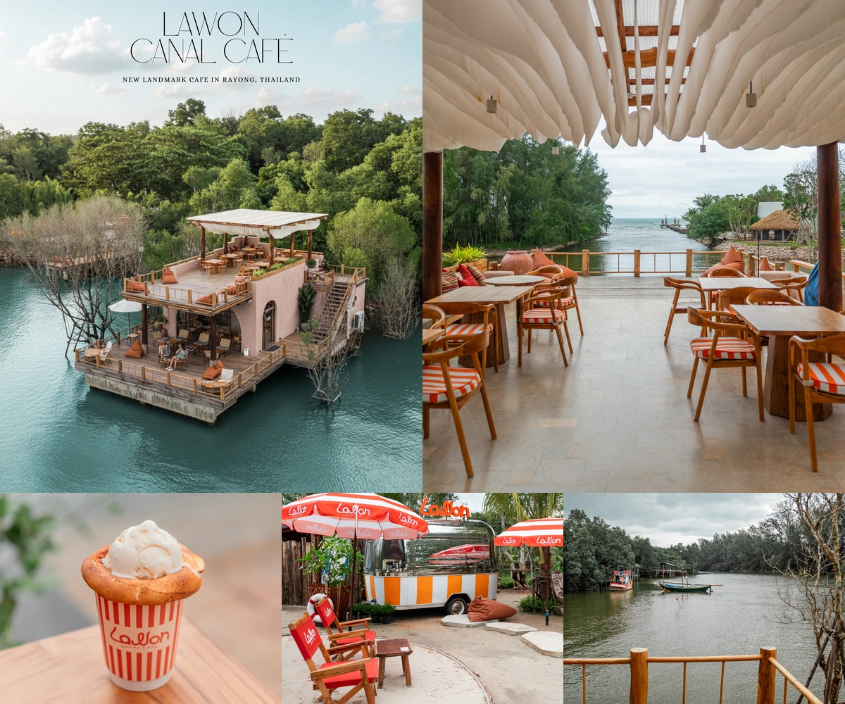 ภาพรีวิว Lawon Canal Café — คาเฟ่ริมคลองลาวน ท่ามกลางป่าชายเลนระยอง