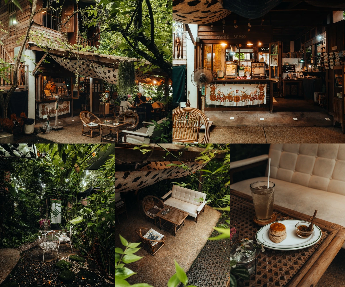 ภาพรีวิว Paper Spoon — คาเฟ่บ้านไม้และสโคนโฮมเมดในย่านบ้านร่ำเปิง