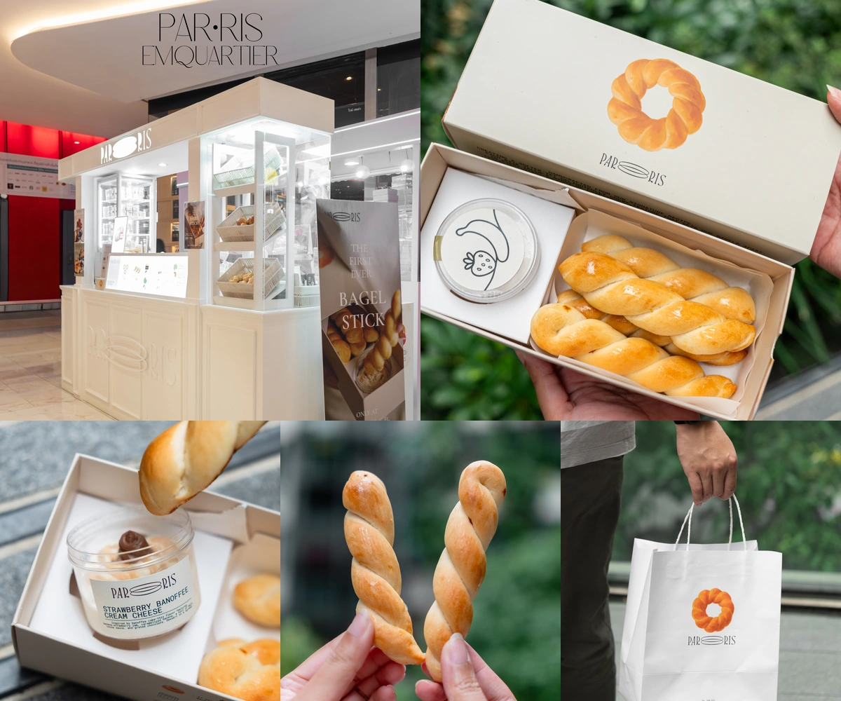 ภาพรีวิว PAR.RIS • Pop-up EmQuartier — ป๊อปอัพเบเกิลแท่งพร้อมดิปครีมชีสที่เอ็มควอเทียร์