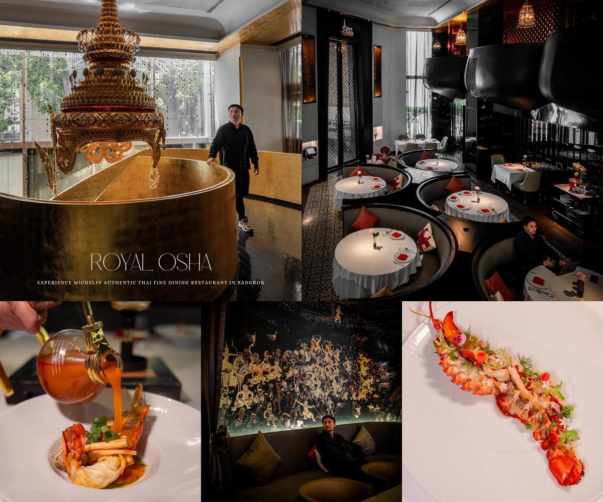 ภาพรีวิว Royal Osha — อาหารไทยไฟน์ไดนิ่งในบรรยากาศงานศิลป์บนถนนวิทยุ
