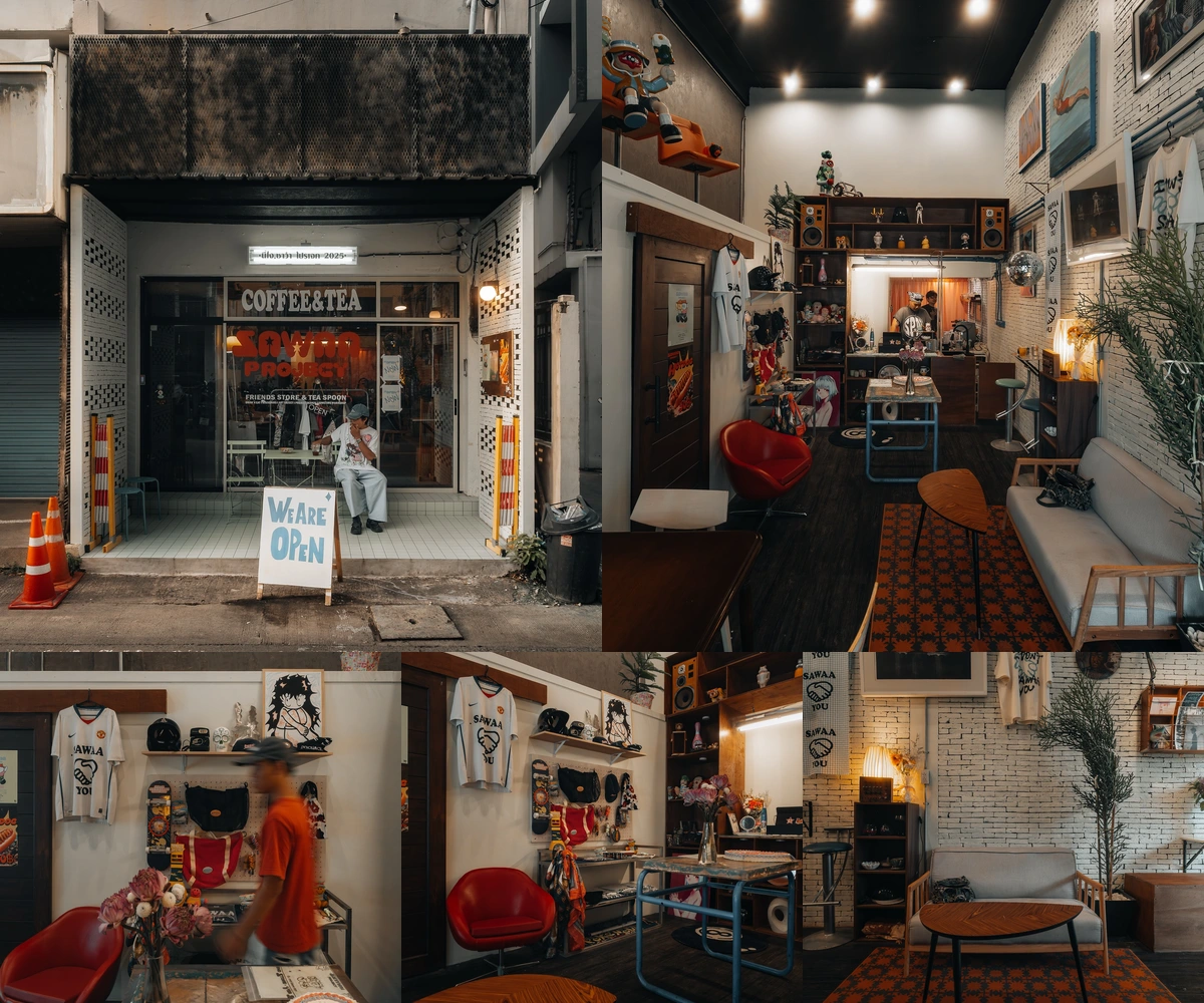 ภาพรีวิว Sawaa Project — คาเฟ่และร้านงานออกแบบกับเสื้อผ้า ของที่ระลึก และศิลปะในนิมมานซอย 5