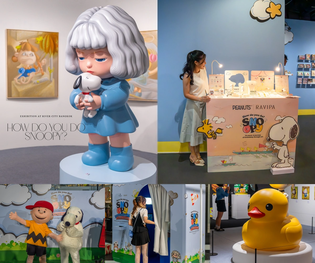 ภาพรีวิว How Do You Do, Snoopy? • Ravipa — นิทรรศการ 75 ปี Peanuts และเครื่องประดับ Ravipa