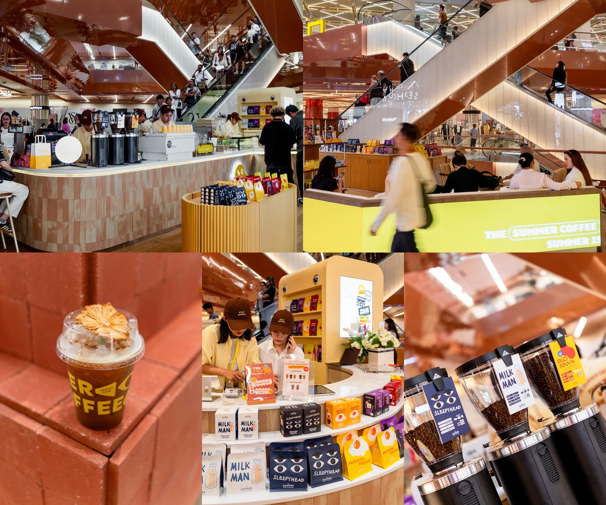 ภาพรีวิว The Summer Coffee • Central Park — คาเฟ่และมุมเลือกซื้อเมล็ดกาแฟบนชั้น 2 เซ็นทรัล พาร์ค