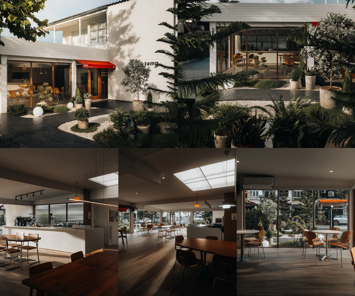 ภาพรีวิว TEMP Cafe & Bistro — คาเฟ่และบิสโทรในซอยสนามบินเก่าใกล้ตลาดต้นพยอม