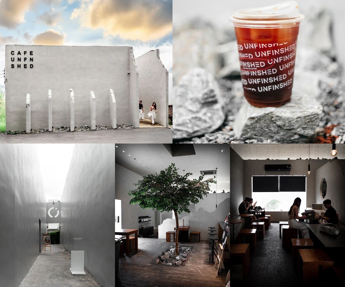 ภาพรีวิว Unfinished Coffee Roaster — คาเฟ่และโรงคั่วในอาคารปูนเปลือยที่ลาดพร้าววังหิน 46