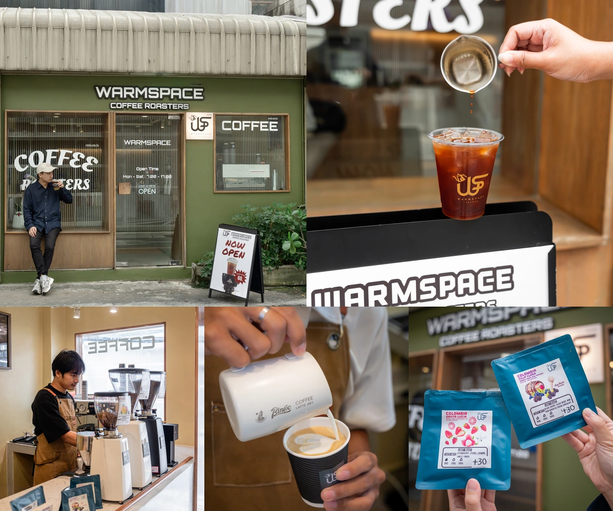 ภาพรีวิว Warmspace Coffee Roasters • สีลม — ร้านกาแฟสีเขียวแบบ Grab & Go ในซอยพิพัฒน์ 1