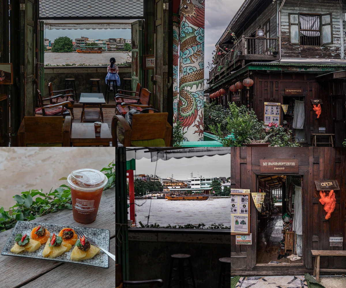 ภาพรีวิว บ้านอากงอาม่า • My Grandparent’s House — คาเฟ่บ้านไม้เก่าริมเจ้าพระยาในคลองสาน
