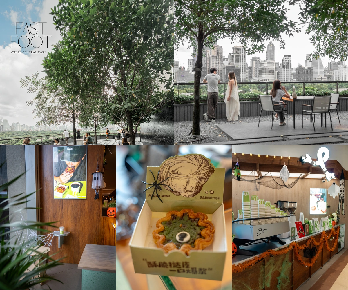 ภาพรีวิว Fastfoot • Central Park — คาเฟ่ข้างสวนลอยฟ้าชั้นห้าของเซ็นทรัลพาร์ค