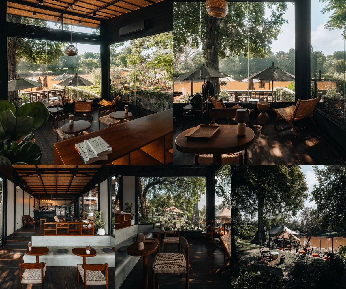 ภาพรีวิว Hohm Lamoon Café • หอมละมุน — คาเฟ่ริมน้ำปิงใต้ร่มไม้ในเชียงใหม่