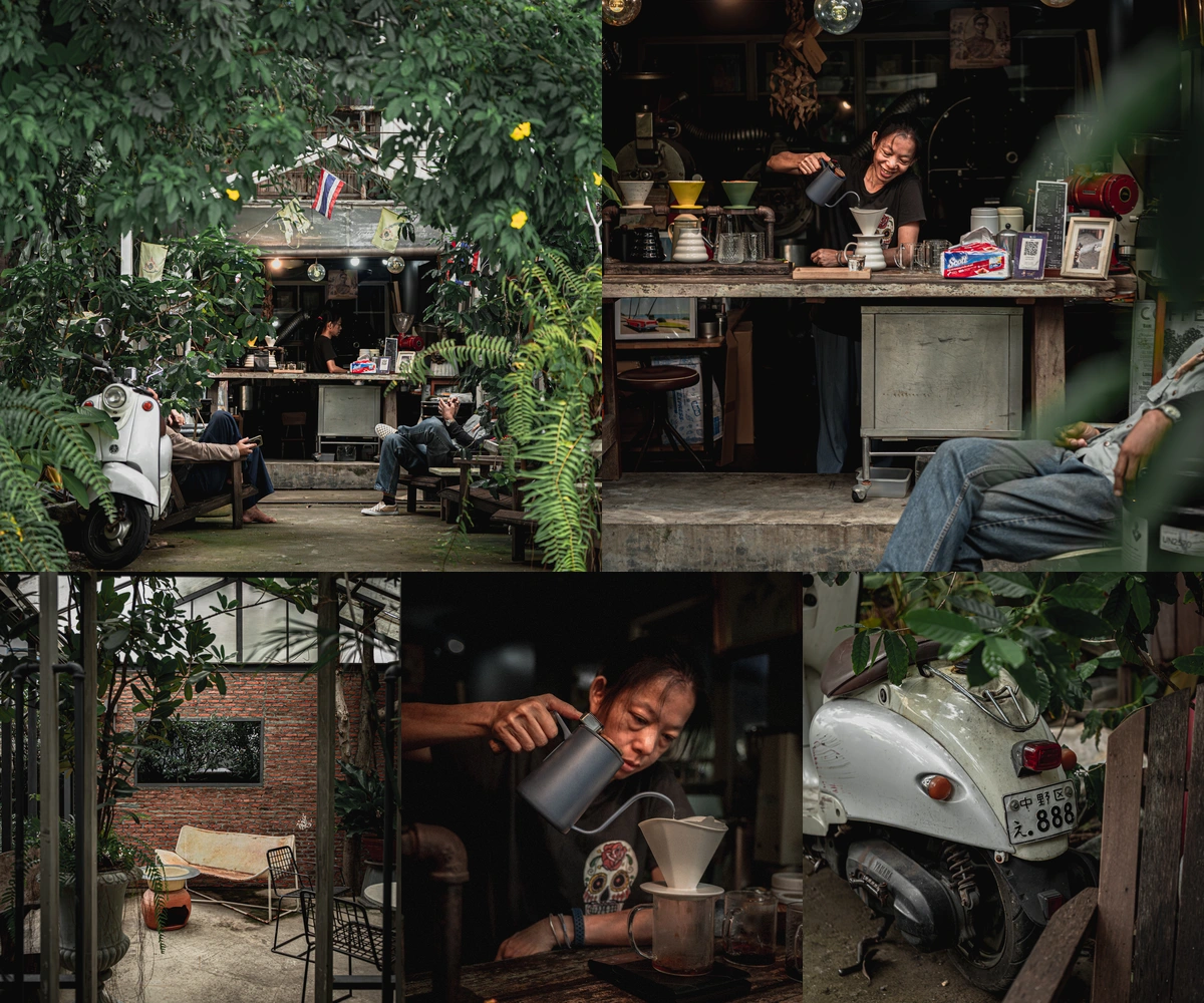 ภาพรีวิว บ้านหอมกลิ่นดาว — คาเฟ่บ้านไม้กับกาแฟคั่วเองในซอยลาดพร้าววังหิน