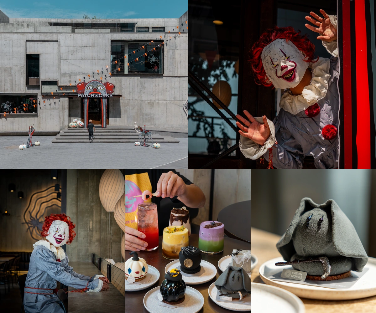 ภาพรีวิว PATCHWORKS • Halloween Circus — เค้กและเมนูฮาโลวีนในคาเฟ่ติด MRT บางอ้อ