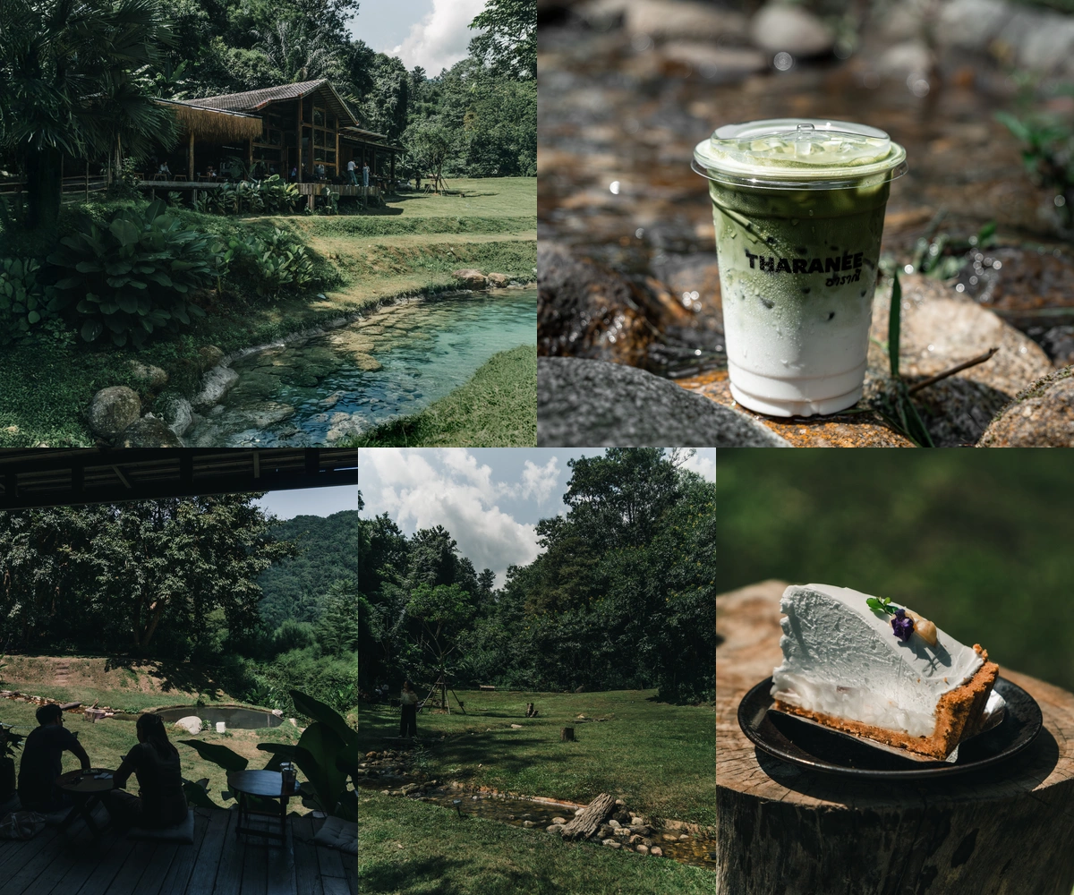 ภาพรีวิว Tharanee Café • ธรณีคาเฟ่ — คาเฟ่บ้านไม้ริมลำธารท่ามกลางสวนสีเขียว