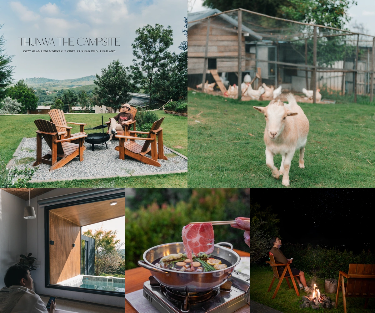 ภาพรีวิว Thunwa The Campsite — ที่พักสไตล์แกลมปิ้งพร้อมวิวภูเขาและกิจกรรมในเขาค้อ