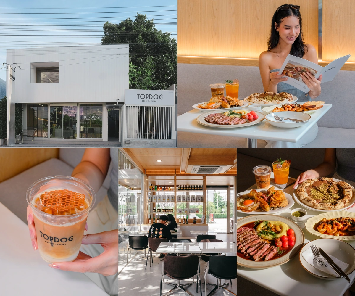 ภาพรีวิว Topdog Coffee Eatery — คาเฟ่และบรันช์สไตล์คอมฟอร์ตฟู้ดย่านกรุงเทพกรีฑา
