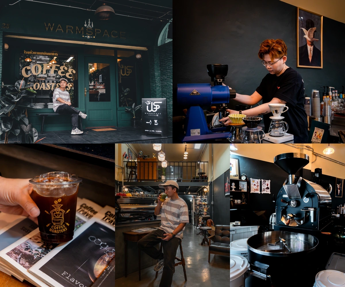 ภาพรีวิว Warmspace Coffee Roasters — โรงคั่วและคาเฟ่ในบรรยากาศห้องนั่งเล่นย่านพัฒนาการ