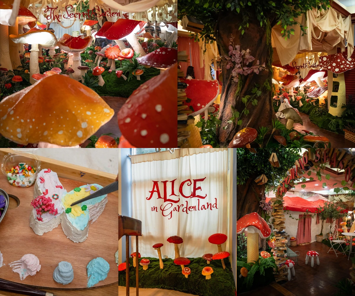 ภาพรีวิว บ้านเพื่อน • Alice in Gardenland — นิทรรศการสวนแฟนตาซีในคาเฟ่ย่านจรัญสนิทวงศ์
