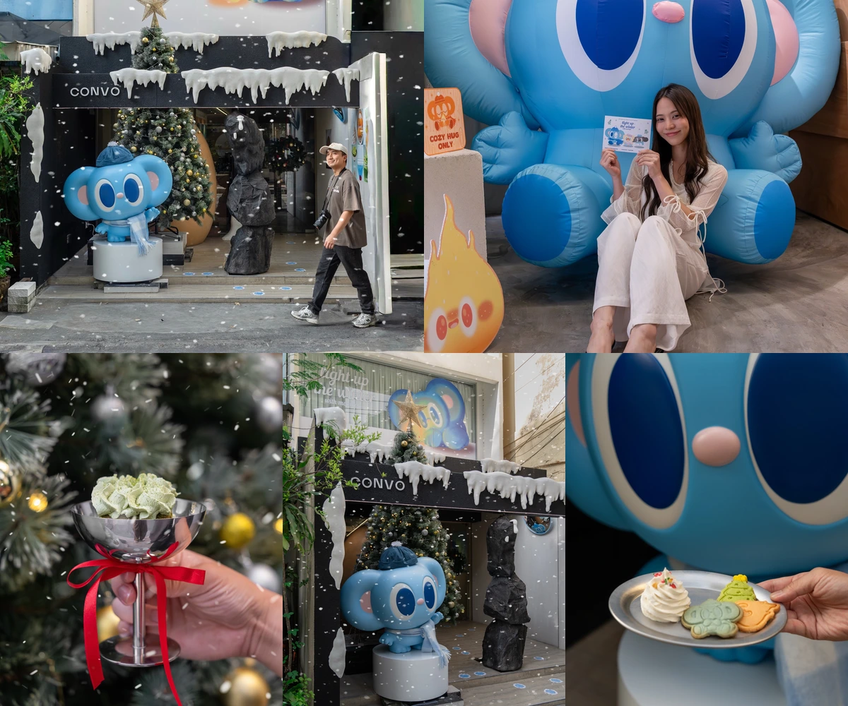 ภาพรีวิว Convo.bkk • Light Up the Winter with Moompa — คาเฟ่เจริญกรุงกับงานศิลป์ Moompa ในธีมฤดูหนาว